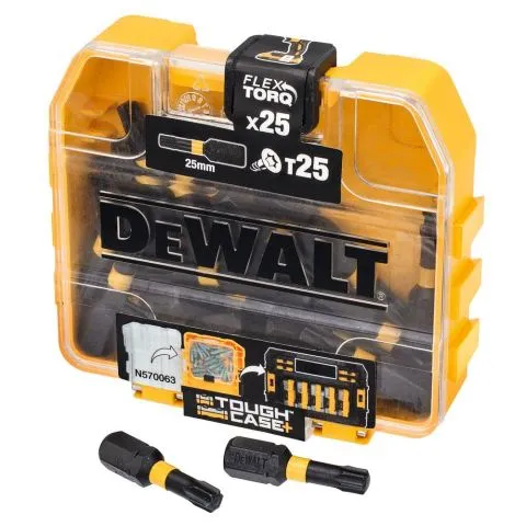 DT70558T-QZ Dewalt Torsionbits T25, 25 mm, 25 delar Premium
